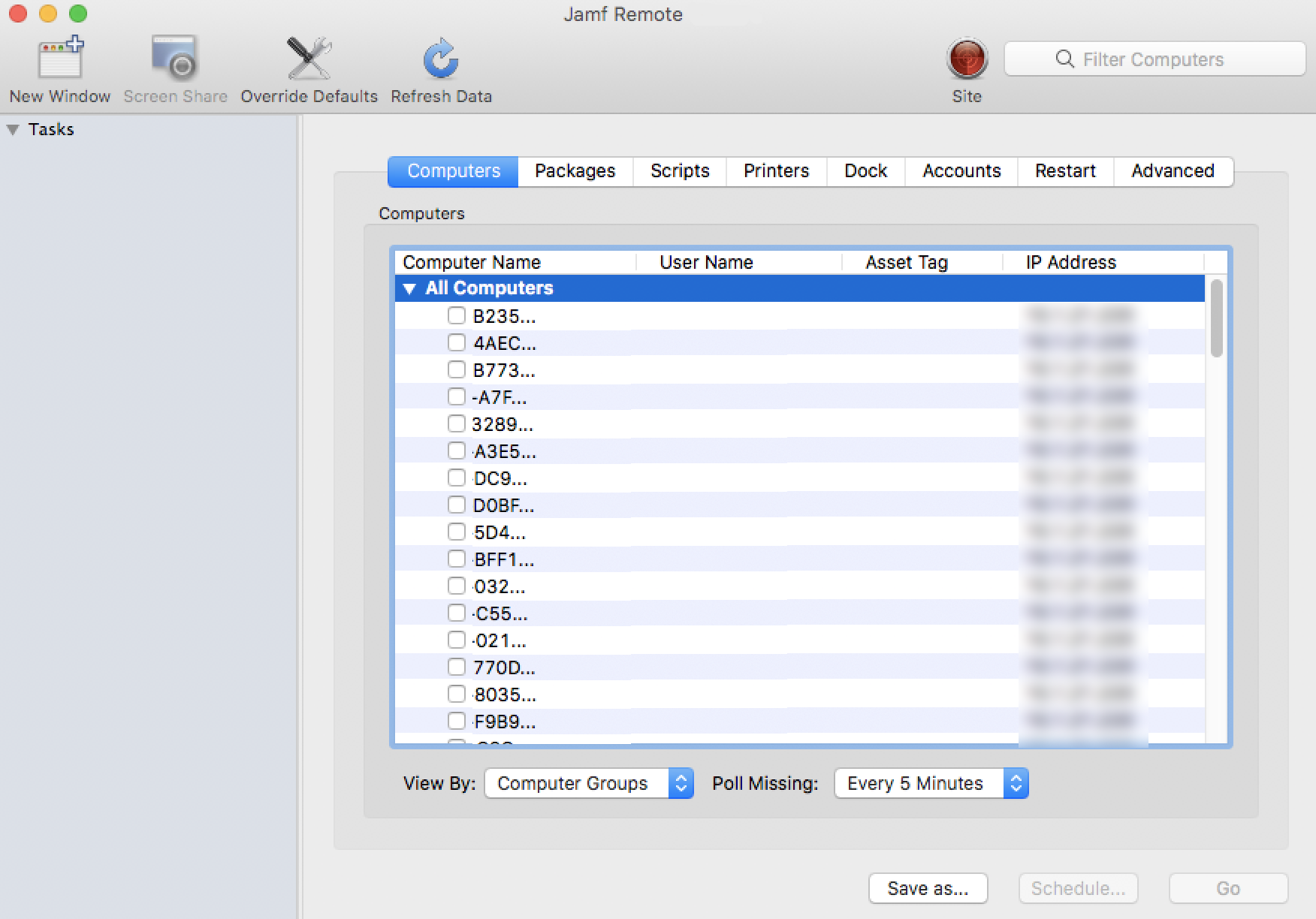Partage d'écran (SSH) avec Jamf Remote Documentation Jamf Pro Jamf